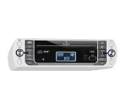 Auna KR-400 CD keukenradio, DAB+/PLL FM, CD/MP3 player zilver