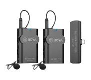 Boya 2.4 GHz Duo Lavalier Microfoon Draadloos BY-WM4 Pro-K6 voor Android
