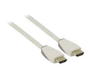 Bandridge HDMI kabel - versie 1.4 (4K 30Hz) / wit - 1 meter