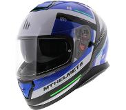MT Thunder III SV helm Carry zwart wit blauw