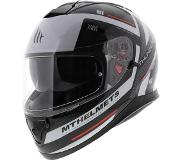 MT Thunder III SV helm Carry zwart wit rood