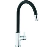 Kludi Bingostar XS keukenkraan chroom/zwart 46851