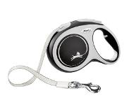 Flexi Rollijn New Comfort 5 Meter Wit/zwart