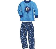 Playshoes pyjama blauw voetbal maat 116