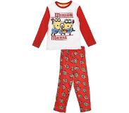 Disney - 2-delige Pyjama-set - Model "Minions Mania" - Rood / Wit - 98 cm - 3 jaar