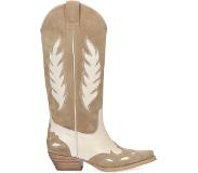 Sacha suède cowboylaarzen beige Dames | Maat: 39