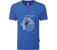 Dare 2b Stringent Grafisch T-Shirt Met Korte Mouwen Voor Heren Marineblauw