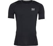 Under Armour HeatGear Armour Short Sleeve Shirt Men, zwart S 2022 Loopshirts