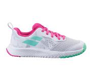 Babolat Tennisschoen Babolat Youth Pulsion AC White Red Rose-Schoenmaat 39