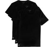 Lacoste Basic T-Shirt 3-Pack Black - Maat M - Kleur: Zwart | Soccerfanshop