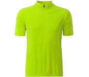 James & nicholson Fusible Systems - Heren James and Nicholson Fietsshirt (Geel)