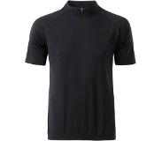 James & nicholson Fusible Systems - Heren James and Nicholson Fietsshirt (Zwart)