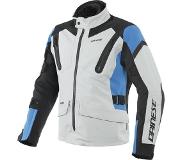 Dainese Tonale D-Dry Glacier Gray Blue Black Textile Motorcycle Jacket 48