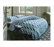 Esprit Criss Cross Kussensloop - Flanel - 60x70 cm - Aqua