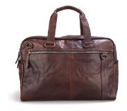 Spikes & Sparrow Authentic Weekendtas donkerbruin 48 cm