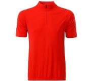 James & nicholson Fusible Systems - Heren James and Nicholson Fietsshirt (Rood)