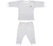 Beeren Bodywear Unisex Pyjama Stripe - Grijs - Maat 50/56