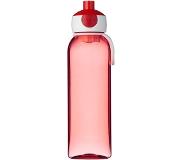 Mepal Waterfles pop-up Campus 500 ml - rood Acrylonitril butadieen styreen (ABS), Siliconen, PCTG