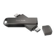 SanDisk iXpand Flash Drive Luxe 64GB Type-C + Lightning Connector