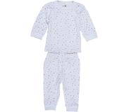 Beeren Bodywear Unisex Pyjama hartjes/bloemetjes - Wit - Maat 50/56