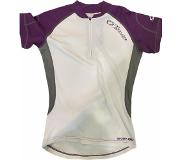 Booster - Fietsshirt dames - Paars/Wit - Maat L