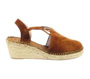 Toni pons Espadrilles Dames Tremp Cognac Suède