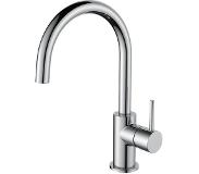 Regn keukenmengkraan met coldstart, chroom