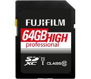 Fujifilm 64GB SDXC kaart UHS-I High Professional Class 10 UHS-I