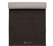 Gaiam 2-Color Yoga Mat - 6 mm - Granite Storm