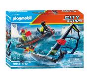 Playmobil - PLAYMOBIL City action 70141 Redding op zee redding met poolglijder met rubberen sleepboot