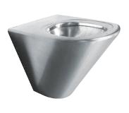 Franke Campus wandcloset zonder toiletbril 40cm, RVS