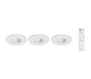 IDual connected Fortesa LED inbouwlamp per 3 wit