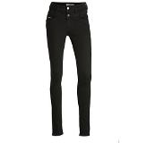 Il dolce high waist slim fit jeans Ibiza black | Maat: 27