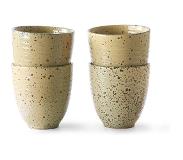 HK Living Gradient Ceramics Mok Set van 4