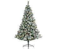 Everlands Kerstboom Imperial Pine Snowy 150cm+LED Groen groen PVC Everlands Kunstkerstboom