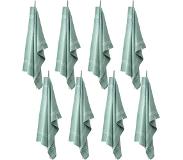 Walra Theedoek Line Out - Groen - Set van 8
