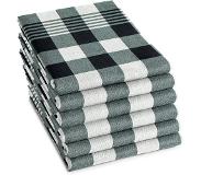 DDDDD Theedoek Block Black (6 stuks)