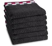 DDDDD Keukendoek Carré Anthracite (6 stuks)
