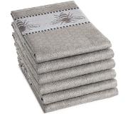 DDDDD Theedoek Honey Grey (6 stuks)