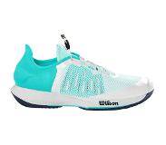 Wilson Tennisschoen Wilson Women Kaos Rapide Clay White Aruba Blue Outer Space-Schoenmaat 43 (UK 9)