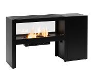 Cosi Vista 160 anthracite see through fireplace incl. backpanel - Cosi