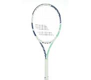 Babolat Tennisracket Babolat Women Boost Drive White Blue Green 2021 (Bespannen)-Gripmaat L2