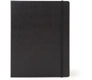 Moleskine Classic notitieboek gelinieerd XL zwart - Zwart / 19 x 25 cm / Papier, 70 gsm, zuurvrij, ivoorkleurig|Maat:
