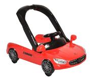 Cangaroo Cabrio Red 2-in-1 Loopstoel en Loopwagen