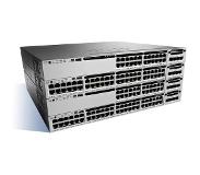 Cisco Catalyst WS-C3850-24XU-S netwerk-switch Managed 10G Ethernet (100/1000/10000) Zwart, Grijs