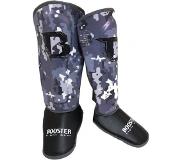 Booster Scheenbeschermers Junior Camo Grijs Extra Small