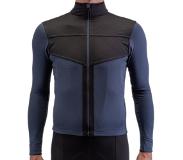 Isadore - Long Sleeve Shield Jersey - Fietsshirt S, zwart/blauw