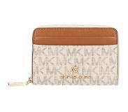 Michael Kors Jet Set Charm Portemonnee ivoor/bruin