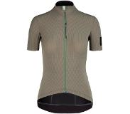 Q36.5 - Women's Jersey Short Sleeve L1 Pinstripe X - Fietsshirt M, grijs/zwart
