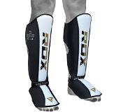RDX Sports T4 Leren Scheenbeschermers - Incl. Voetbeschermer